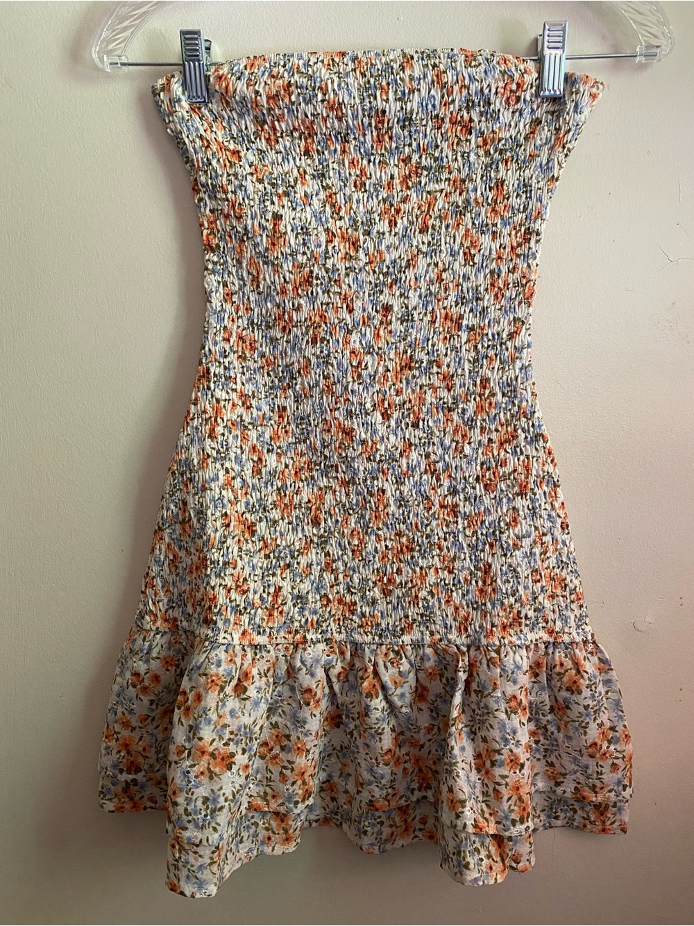 Strapless Floral Eyelet Mini from Windsor